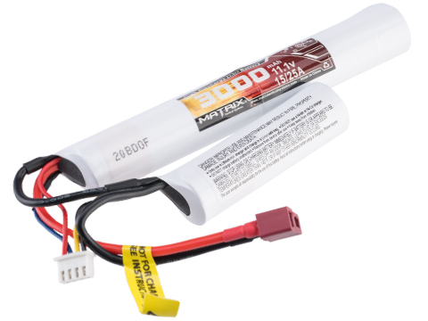 Matrix High Performance 11.1V Butterfly Type Airsoft Li-Ion Battery (Model: 3000mAh - 10C / Deans)