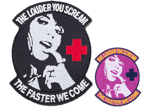 Matrix Scream Faster Medic Hook and Loop Morale Patch 