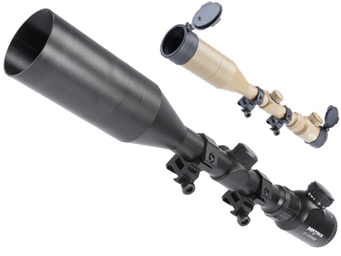 Matrix 3-12x50 Illuminated Reticle Sniper Scope w/ Mounting Rings (Color: Black)