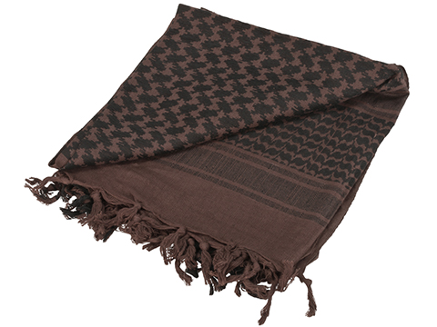 Matrix Woven Coalition Desert Shemagh / Scarves (Color: Mocha - Black)