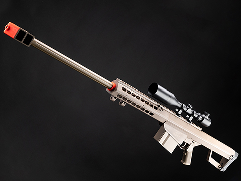 Matrix Barrett Licensed M82A1 Bolt Action Airsoft Sniper Rifle (Model: Desert Earth / Gun Only)