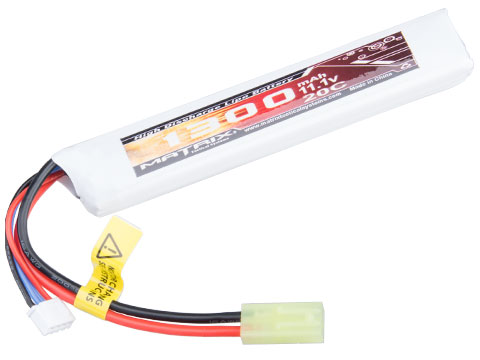 Matrix High Performance 11.1V Stick Type Airsoft LiPo Battery (Model: 1300mAh - 15C / Small Tamiya)