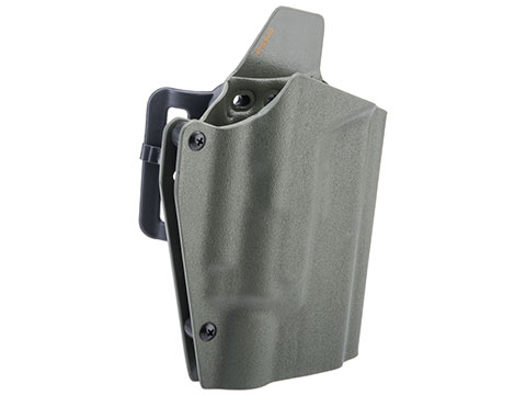 Matrix Lightweight Kydex Tactical Holster (Model: GLOCK 17 w/ X400 / OD Green)