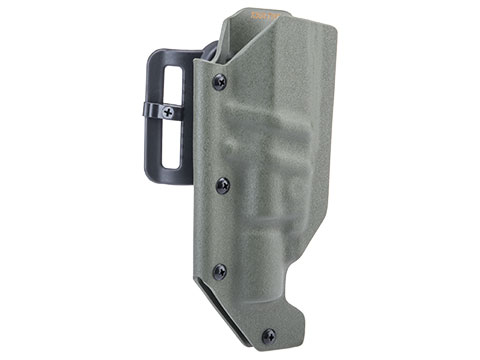 Matrix Lightweight Kydex Tactical Holster (Model: Cross Compatible Type-1 w/ X300 / OD Green)