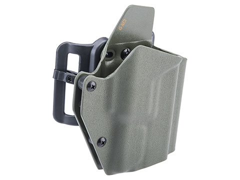 Matrix Lightweight Kydex Tactical Holster (Model: GLOCK 17 w/ XC1 / OD Green)