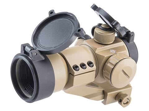 Matrix Military Type 1x30 Red & Green Dot Sight w/ QD Cantilever Mount (Model: High Mount / Large Dial / Tan)