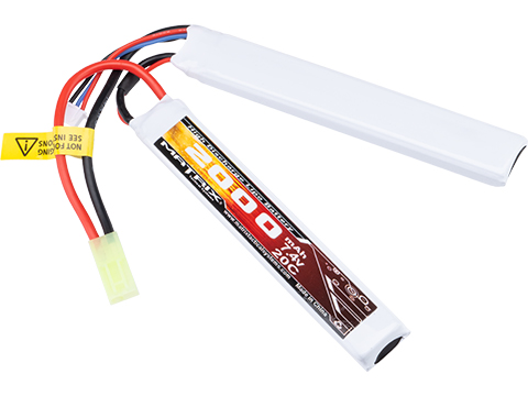 Matrix High Performance 7.4V Butterfly Type Airsoft LiPo Battery (Configuration: 2000mAh / 20C / Small Tamiya)