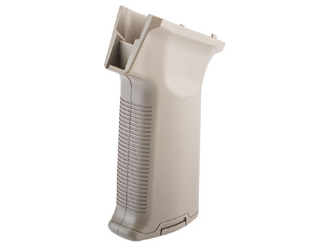 Matrix Ribbed Ergonomic Motor Grip for AK Series Airsoft AEG Rifles (Color: Flat Dark Earth)