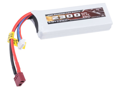 Matrix High Performance 11.1V Brick Type Airsoft LiPo Battery (Model: 2300mAh - 20C / Deans)