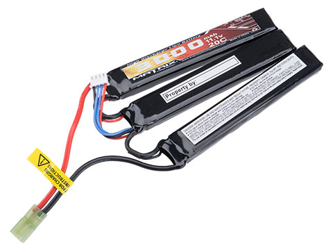 Matrix High Performance 11.1V Butterfly Type Airsoft LiPo Battery (Model: 3000mAh - 20C / Small Tamiya)