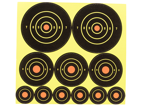 Matrix Adhesive Reactive Paper Burst Targets (Color: 11x Target / 20 Pack)