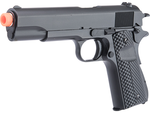 Matrix x Golden Eagle Full Metal M1911A1 Gas Blowback Airsoft Pistol (Color: Black / Golf Ball Grips)