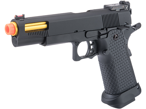 Matrix x Golden Eagle Full Metal OTS .45 Tactical Hi-CAPA Gas Blowback Airsoft Pistol w/ Carrying Case (Model: Mod-7)