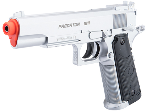 Matrix Predator 1911 Non-Blowback CO2 Airsoft Pistol (Color: Frost)