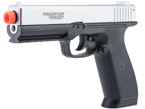 Matrix Predator Target CO2 Powered High Efficiency Airsoft Gas Pistol (Color: Black Frost / Gun Only)