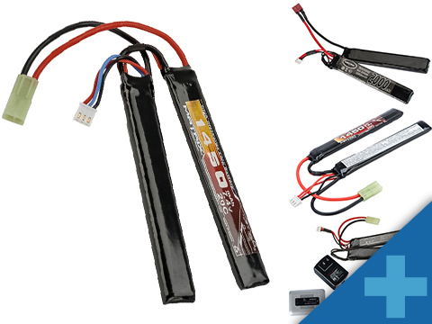 Matrix High Performance 7.4V Butterfly Type Airsoft LiPo Battery (Configuration: 1450mAh / 20C / Small Tamiya)