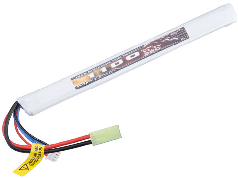 Matrix High Performance 11.1V Stick Type Airsoft LiPo Battery (Model: 1100mAh - 25C / Small Tamiya)