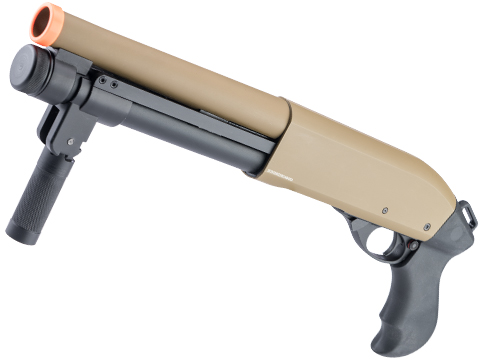 Matrix 3/6 Burst Firing Multi-Shot Gas Powered Airsoft Shotgun (Model: Super CQB / Tan)