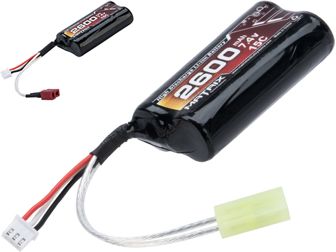 Matrix High Performance 7.4V Brick Type Airsoft Li-Ion Battery (Configuration: 2600mAh / 15C / Deans)