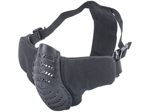 Matrix Low Profile Tactical Padded Lower Half Face Mask (Color: Black)