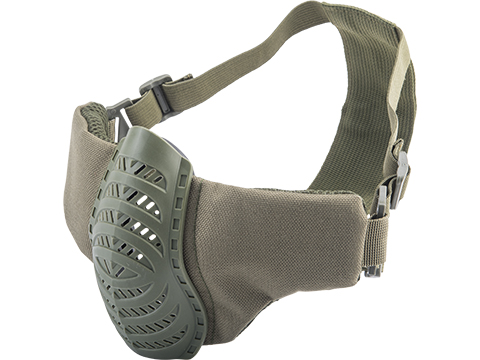 Matrix Low Profile Tactical Padded Lower Half Face Mask (Color: OD Green)