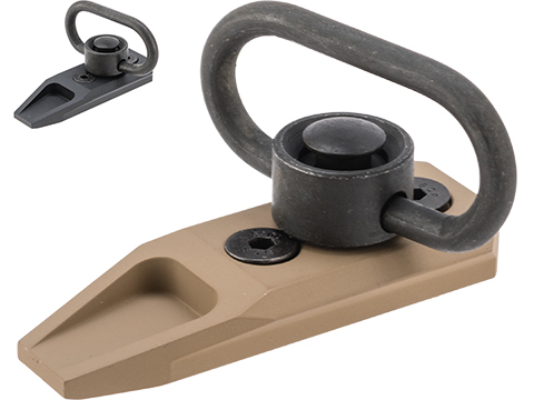 Matrix Sling Mount w/ QD Sling Swivel for KeyMod Handguards (Color: Dark Earth)