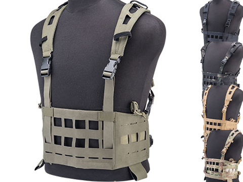 Matrix Lightframe Series Tactical Laser-Cut Chest Rig (Color: Ranger Green)