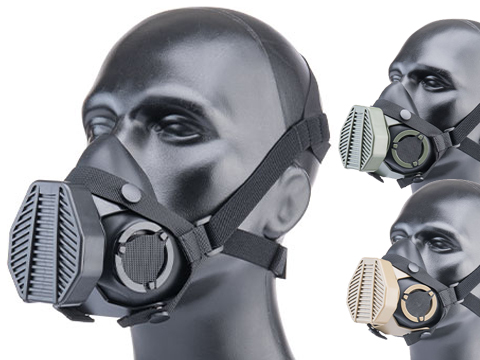 Matrix Special Tactical Respirator Mask (Color: Black / Standard)