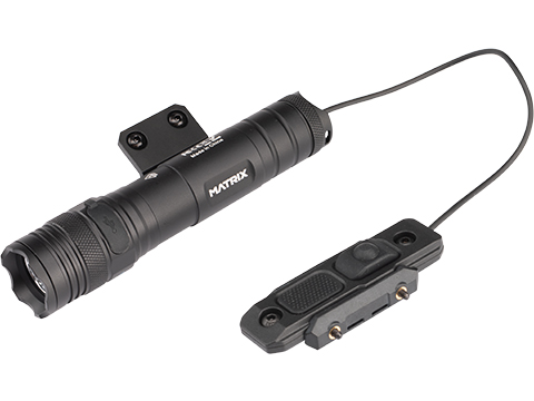 Matrix Picatinny Luminous Weapon Mount Combat Flashlight (Model: L7019A / 750 Lumen)