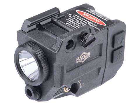 Matrix Max-Luminous Weapon Mount Combat Flashlight (Model: L52981 260 Lumen w/ Green Laser)