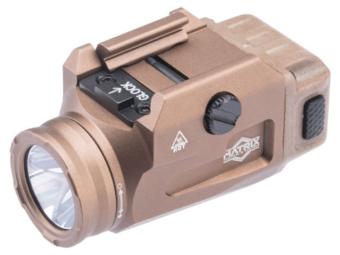 Matrix Max-Luminous Weapon Mount Combat Flashlight (Model: L5215B 600/500 Lumen / Dark Earth)