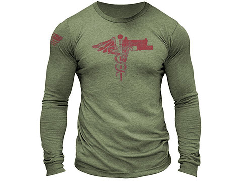 MUSA Trauma Medical Shooter Long Sleeve Shirt (Color: OD Green / X-Large)