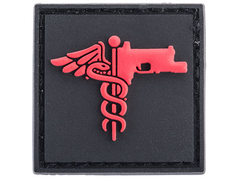 MUSA Trauma Logo Mini PVC Morale Patch (Color: Black)