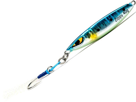 Mustad Zippy Jig Long Distance Casting Fishing Lure (Color: Blue Sardine / 80g)