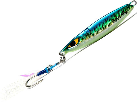 Mustad Zippy Jig Long Distance Casting Fishing Lure (Color: Yellow Fin Tuna / 80g)