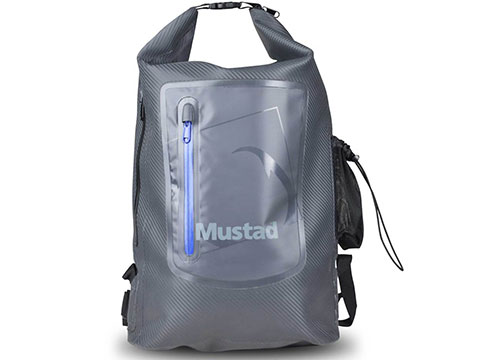 Mustad Fishing Dry Backpack (Size: 30L / Dark Grey - Blue)