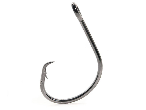 Mustad Classic Offset Circle 1X Strong Hook (Size: 4 / Set of 10)
