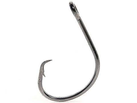 Mustad Classic Offset Circle 1X Strong Hook (Size: 1 / Set of 10)