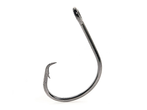 Mustad Classic Offset Circle 1X Strong Hook (Size: 2/0 / Set of 8)