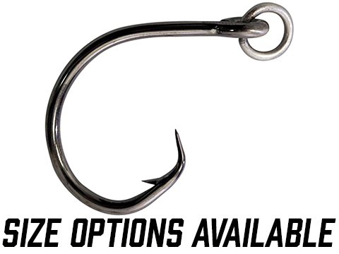 Mustad Ringed Demon Offset Circle 3X Strong Black Nickel Hook