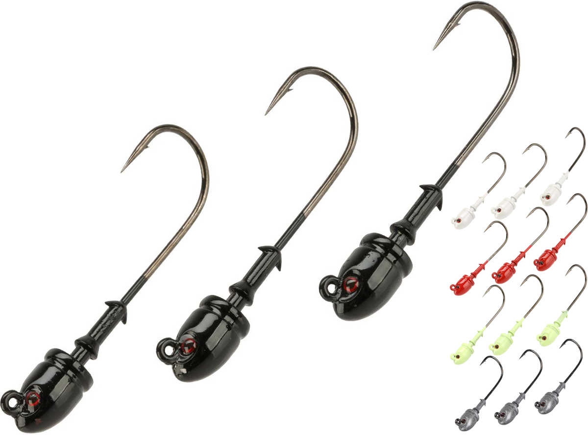 Mustad Bullet Head 3/8 OZ 1X Strong - Pack of 3 