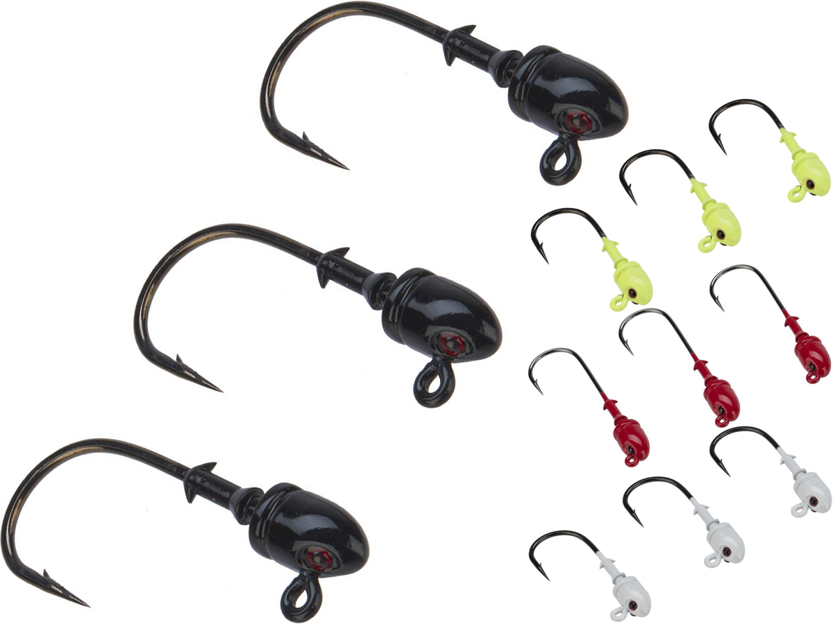 Mustad Bullet Head 1/4 OZ 2X Strong - Pack of 3 