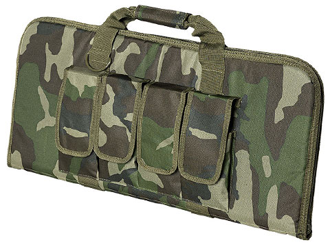VISM / NcStar 28 SBR / SMG Length Nylon Gun Bag (Color: Woodland Camo)
