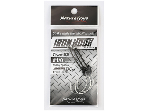 Nature Boys Iron Hook SS Single Assist Hook (Size: #1/0)