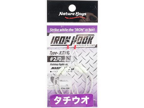 Nature Boys Tachi Iron Hook Twin Assist Hooks 