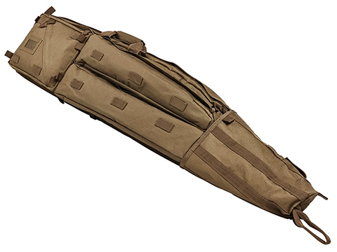 Mil-Spec 50 Deluxe Tactical Sniper Drag Bag / Rifle Case System (Color: Tan)