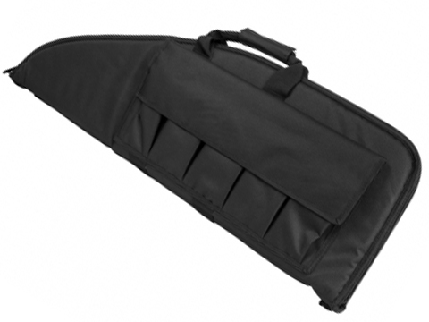 NcSTAR Tactical Deluxe 38 Padded Rifle Bag w/ Built-in Pouches (Color: Black)