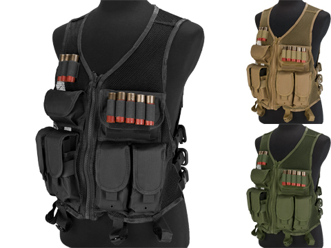 NcStar VISM Lightweight Mesh Tactical Vest (Color: Black)