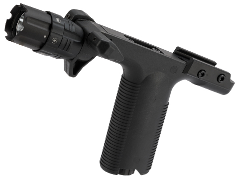 VISM By NcStar VGF Vertical Grip with Integrated Strobe Flashlight (Mount: Picatinny)