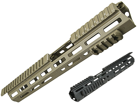 VISM by NcSTAR 13.75 Triangle M-LOK Carbine Length Hand Guard for AR15 Rifles (Color: Black)